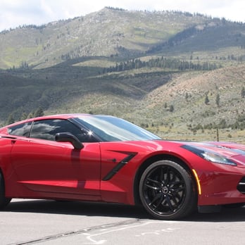 Cutting Edge Window Tinting - 2015 Crystal Red C7 Z51 with 35% ceramic tint - Auto Glass Services Near Me - Sparks, Nevada
