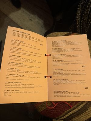 Menu photo 1 Bar Calico at Freehand New York, NY Menu photo 1 Bar Calico at Freehand New York, NY