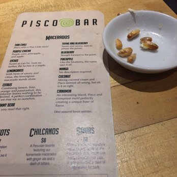 SuViche - Sushi and Ceviche - Drink menu - Peruvian Near Me - Miami, Florida