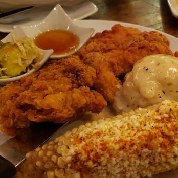 Sur at The Barnyard - Fried chicken dinner - New American Near Me - Carmel, California