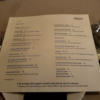 Terzo - Menu - 7/28/24. - Mediterranean Near Me - San Francisco, California Terzo - Menu - 7/28/24. - Mediterranean Near Me - San Francisco, California