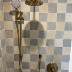Crowley Plumbing - BEAUTIFUL NEW SHOWER VALVE I REALLY LIKE THESE COLORS
