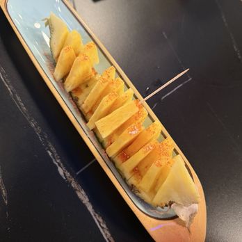 Ichiban - Complimentary pineapple after dinner - Sushi Bars Near Me - Oklahoma City, Oklahoma