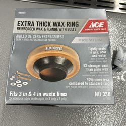 Plummer's Hardware - Ace Horned Wax Toilet Ring only $9.99