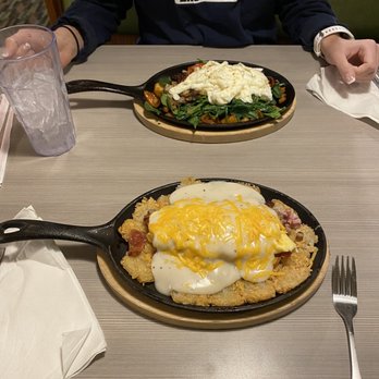 Perkins American Food - Two of their amazing breakfast skillets - Bakeries Near Me - North Platte, Nebraska Perkins American Food - Two of their amazing breakfast skillets - Bakeries Near Me - North Platte, Nebraska