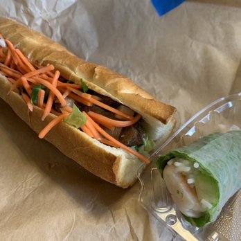 Lucky's Pho - BanhMi Sandwich-Pork* Shrimp Spring Roll* - Vietnamese Near Me - Seattle, Washington Lucky's Pho - BanhMi Sandwich-Pork* Shrimp Spring Roll* - Vietnamese Near Me - Seattle, Washington