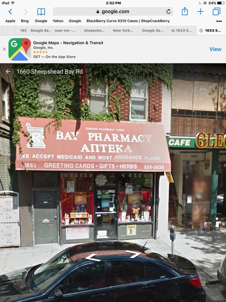 BAY PHARMACY Updated August 2024 1653 Sheepshead Bay Rd, Brooklyn