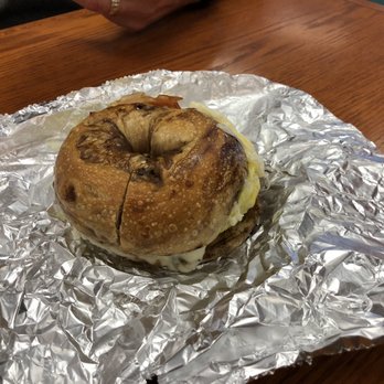 Barry Bagels - Maumee - "Eggel" with double egg, meat and cheese. - Bagels Near Me - Maumee, Ohio Barry Bagels - Maumee - "Eggel" with double egg, meat and cheese. - Bagels Near Me - Maumee, Ohio