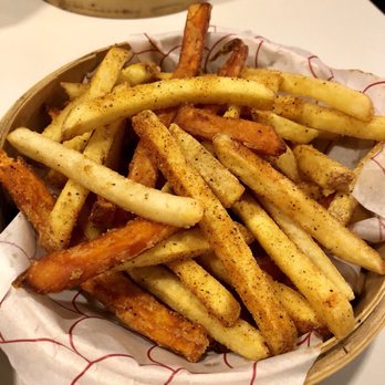 Hanbao - Normal fries (skin on and sweet potato). - Cocktail Bars Near Me - Worcester, WOR