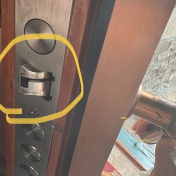 GreenKeys Locksmith - The latch of this lock cannot fully inside to latch hole when open from outside - Keys & Locksmiths Near Me GreenKeys Locksmith - The latch of this lock cannot fully inside to latch hole when open from outside - Keys & Locksmiths Near Me