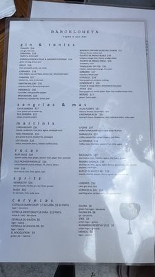 Menu photo 2 Barceloneta Miami Beach, FL Menu photo 2 Barceloneta Miami Beach, FL