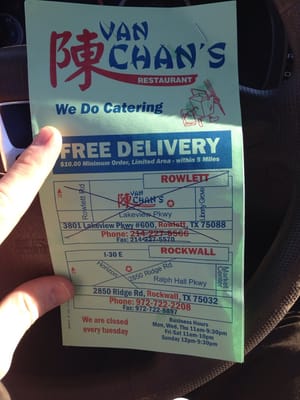 Menu photo 8 Van Chans Chinese Restaurant Rockwall, TX Menu photo 8 Van Chans Chinese Restaurant Rockwall, TX