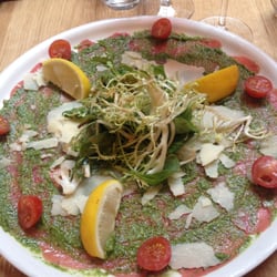 La Villa - Carpaccio de boeuf, pesto vert