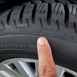 Sixt Autovermietung - Winter tires in the middle of summer!