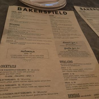 Bakersfield Penn Ave - Menu - Cocktail Bars Near Me - Pittsburgh, Pennsylvania