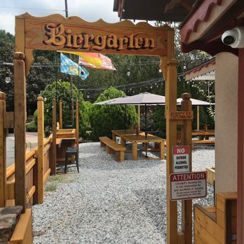 Christoff's Seventy-Six - the entrance to the restaurant - Beer Gardens Near Me - Helen, Georgia