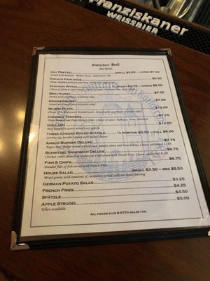 Menu photo 2 Gottscheer Hall Ridgewood, NY