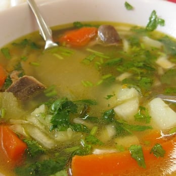 San Sivar - caldo de pollo (chicken soup) - Salvadoran Near Me - Costa Mesa, California