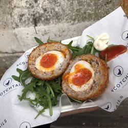 Scotchtails - Only served one kind of scotch eggs - enjoyed the sausage around the egg