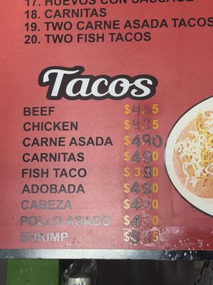 Menu photo 2 Hermanos Taco Shop Chula Vista, CA Menu photo 2 Hermanos Taco Shop Chula Vista, CA