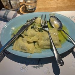 Mama Trattoria - Ravioli with butter. And I mean BUTTER. They baptized this thing. Just a heads up.