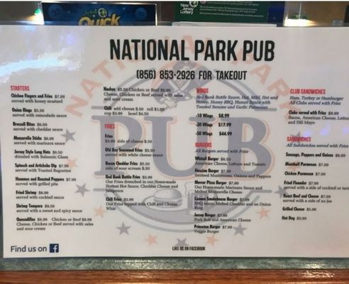 Menu photo 5 National Park Pub National Park, NJ Menu photo 5 National Park Pub National Park, NJ
