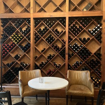 Vic's On the River - Wine wall interior - Seafood Near Me - Savannah, Georgia Vic's On the River - Wine wall interior - Seafood Near Me - Savannah, Georgia