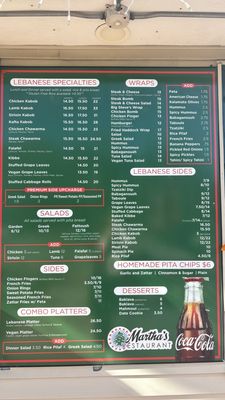 Menu photo 2 Martha's Restaurant Hampton Falls, NH
