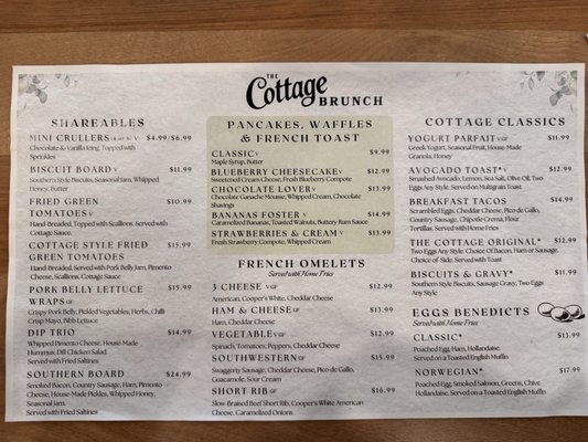 Menu photo 3 The Cottage Pigeon Forge, TN Menu photo 3 The Cottage Pigeon Forge, TN
