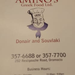 Amino's - Menu cover