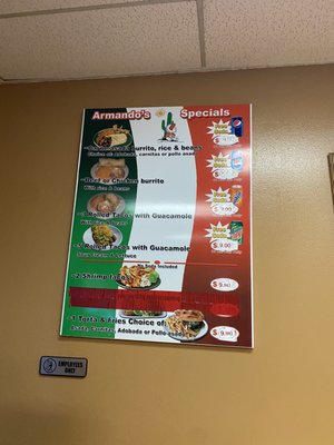 Menu photo 1 Armando's Taco Shop San Diego, CA