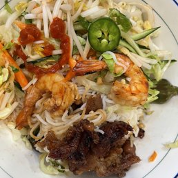 Beef and shrimp vermicelli Beef and shrimp vermicelli