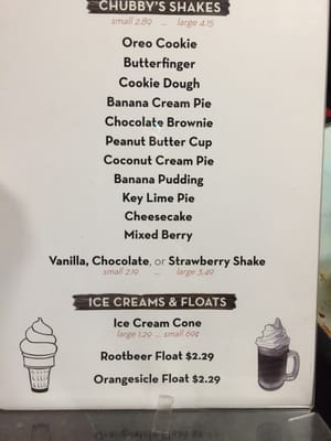 Menu photo 4 Chubby's Cafe Pleasant Grove, UT