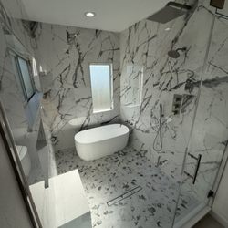 Modern Home Improvement & Remodeling - Master Bathroom Shower / Wet Room