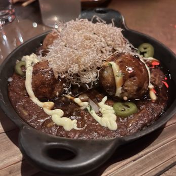 Kemuri Tatsu-ya - Chili Cheese Takoyaki - Izakaya Near Me - Austin, Texas Kemuri Tatsu-ya - Chili Cheese Takoyaki - Izakaya Near Me - Austin, Texas