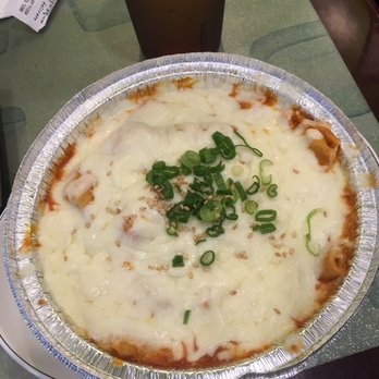 Kimganae - Cheese dubboki- I like that they serve it in the aluminum bowl for easy packing up to go. - Korean Near Me - Flushing, New York Kimganae - Cheese dubboki- I like that they serve it in the aluminum bowl for easy packing up to go. - Korean Near Me - Flushing, New York