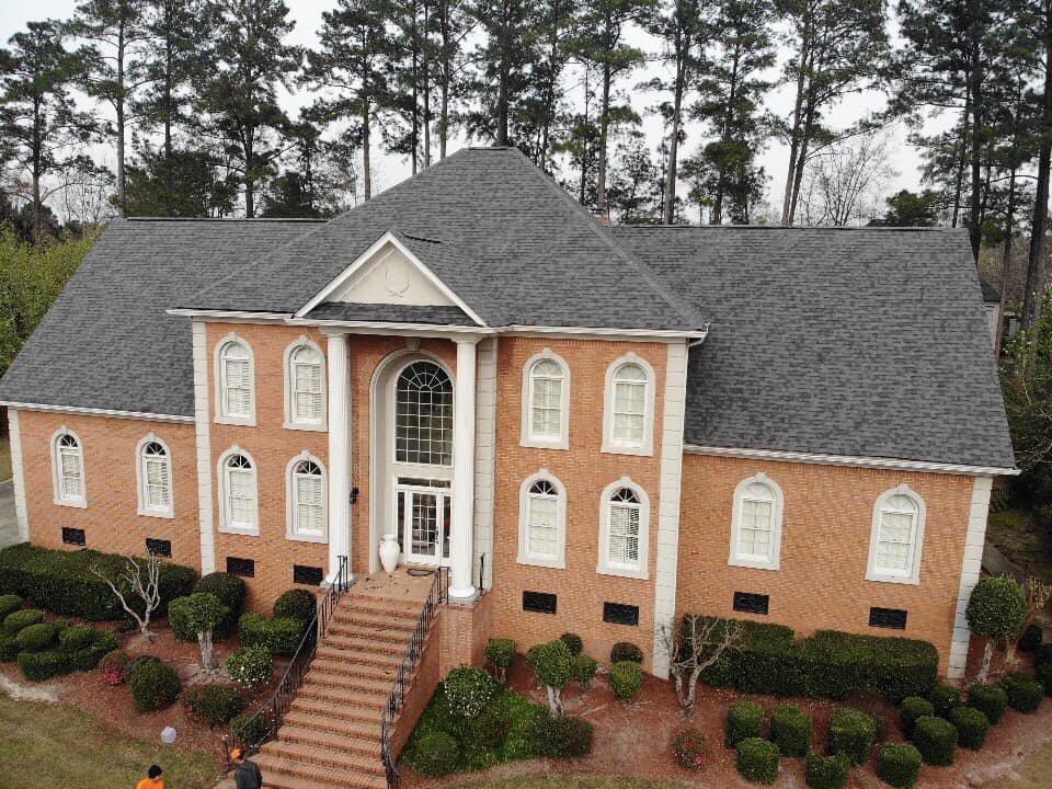 Slide of Hixon's Roofing