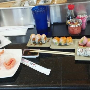 Kobe Sushi Buffet - Sake sashimi and typical rolls of the boats. - Sushi Bars Near Me - Modesto, California Kobe Sushi Buffet - Sake sashimi and typical rolls of the boats. - Sushi Bars Near Me - Modesto, California