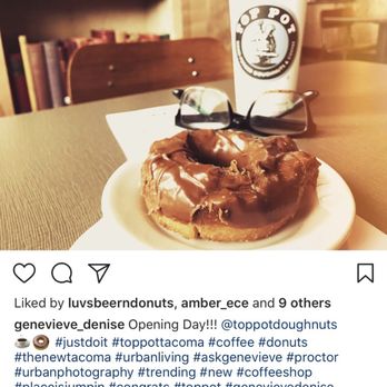 Top Pot Doughnuts - Honored to be the first to check in here on Yelp  CHEERS - Donuts Near Me - Tacoma, Washington
