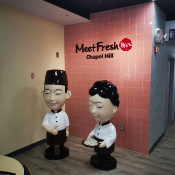 Meet Fresh - Statues in the restaurant - Desserts Near Me - Chapel Hill, North Carolina Meet Fresh - Statues in the restaurant - Desserts Near Me - Chapel Hill, North Carolina