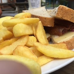 Waggon & Horses Family Pub - Sausage and onion sandwich