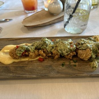 King's Courtyard & Grille - Fried Oysters Rockefeller - Salad Near Me - Bluffton, South Carolina
