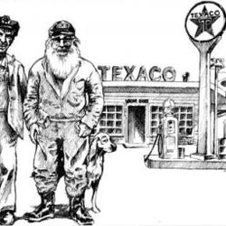 Webb Brothers Float Service - Our logo, featuring the Webb Brothers, Harold and Oliver.