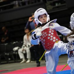 Sophia winning Gold Medal at CA State Championship