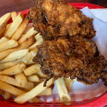 Tavern Hall - Kids chicken and fries. They use real whole chunks of breast meat - New American Near Me - Bellevue, Washington Tavern Hall - Kids chicken and fries. They use real whole chunks of breast meat - New American Near Me - Bellevue, Washington