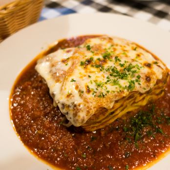 Salvatore Scallopini - Lasagna Siciliana: layered pasta filled with meat, spinach and ricotta, baked in sugo - Italian Near Me - Madison Heights, Michigan