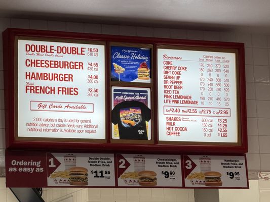 Menu photo 2 In-N-Out Burger Millbrae, CA