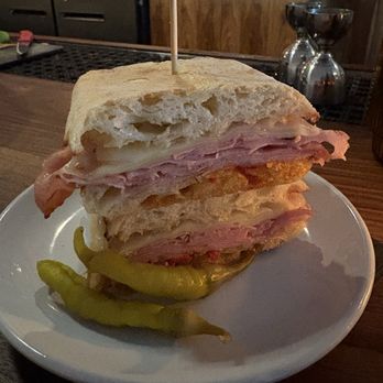 Later Bye - Mortadella and Gouda (the best sandwich I have ever had in my entire life) - Cocktail Bars Near Me - Oklahoma City, Oklahoma