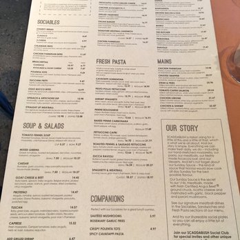 Scaddabush - Menu - Italian Near Me - Mississauga, Ontario Scaddabush - Menu - Italian Near Me - Mississauga, Ontario