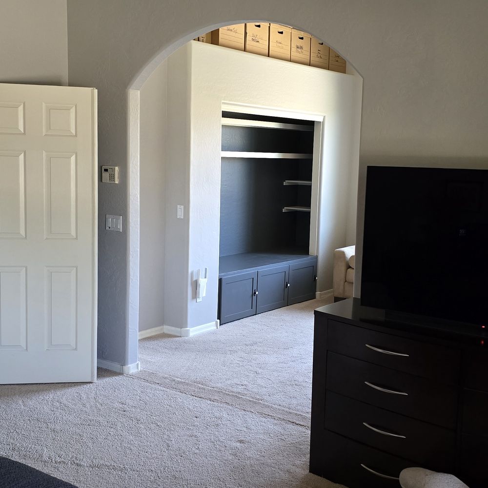 E.L. Construction - New arched opening to former 3rd bed, looking at nook. - General Contractors Near Me - Phoenix, Arizona